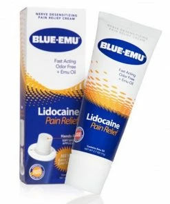 Accessories Blue-Emu Nerve Desensitizing Pain Relief Cream - 2.7 Oz -Odor Free,Fast Acting,Non-Irritating,Deep Penetrating - Lidocaine Pain Relief