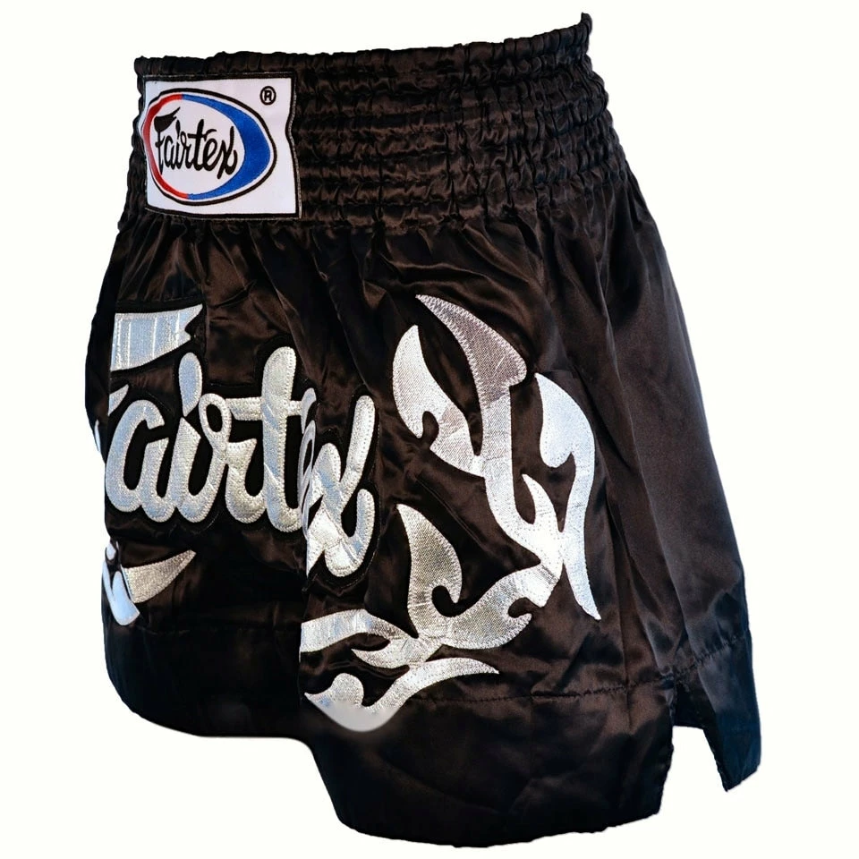 Muay Thai Shorts Fairtex "ETERNAL SILVER" Muay Thai Kickboxing Shorts - BS0647