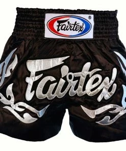 Muay Thai Shorts Fairtex "ETERNAL SILVER" Muay Thai Kickboxing Shorts - BS0647