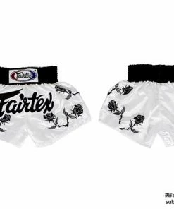 Fairtex "BLACK ROSES" Muay Thai Kickboxing Shorts - BS0659 Muay Thai Shorts