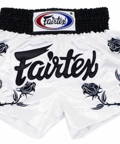 Fairtex "BLACK ROSES" Muay Thai Kickboxing Shorts - BS0659 Muay Thai Shorts