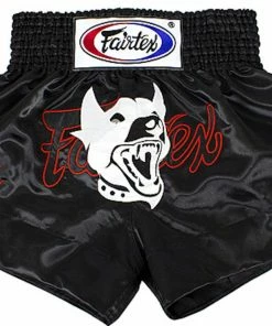 Muay Thai Shorts Fairtex "CRAZY DOG" Muay Thai Kickboxing Shorts - BS0660