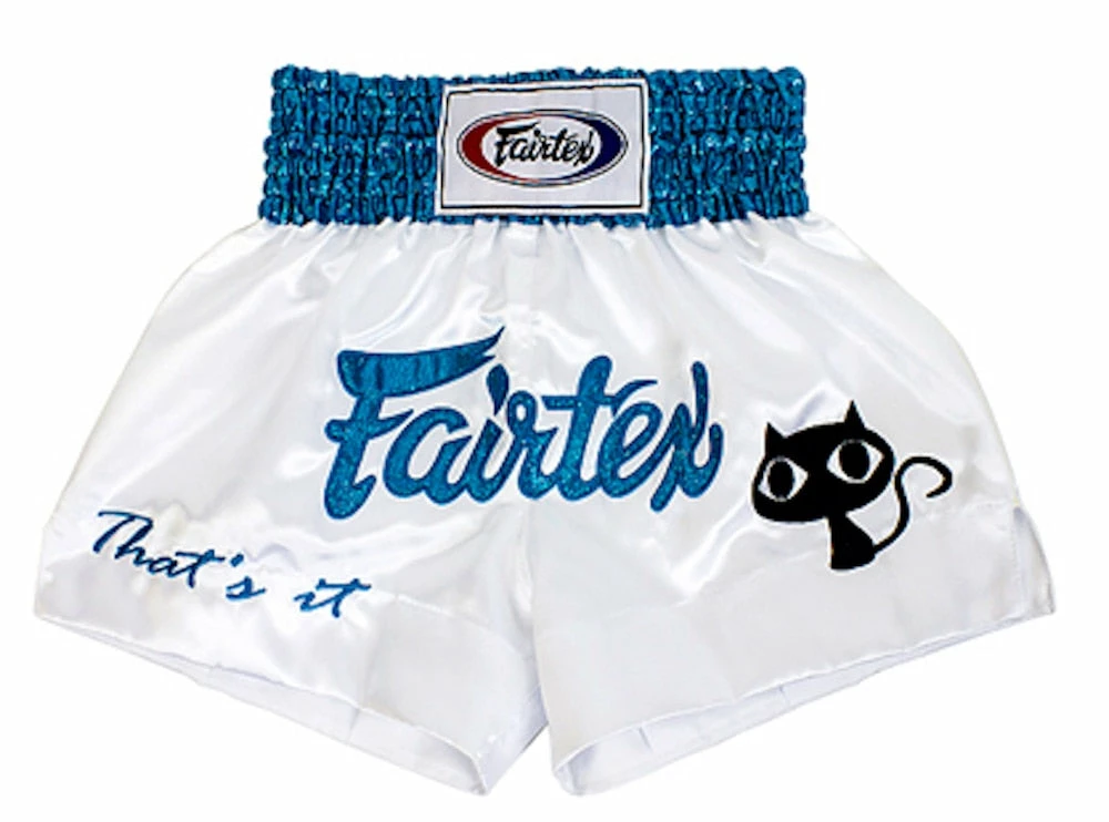 Muay Thai Shorts Fairtex "CAT" Kids Muay Thai Kickboxing Shorts - BS0662