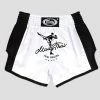 FAIRTEX SLIM CUT MUAY THAI SHORTS - BS1707 - White