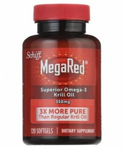 Schiff MegaRed Superior Omega-3 Krill Oil - 350mg - 120 Softgels Accessories