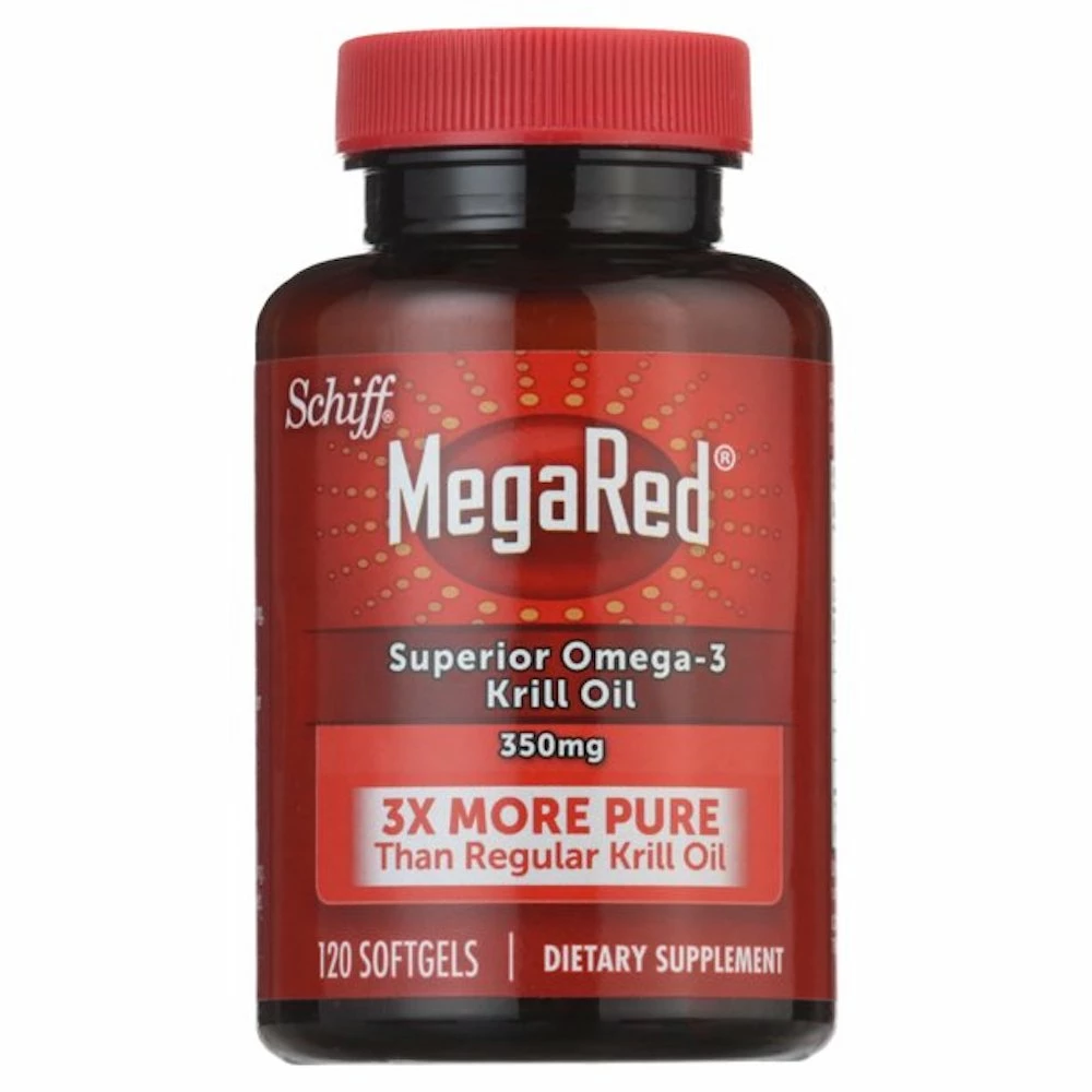 Schiff MegaRed Superior Omega-3 Krill Oil - 350mg - 120 Softgels Accessories