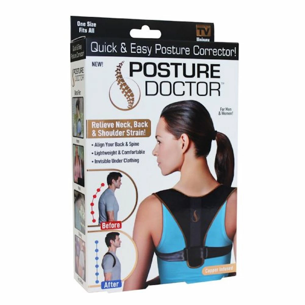 Accessories Copper Infused Posture Doctor - Relieves Neck, Back & Shoulder Strains