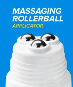 Alevex Pain Relieving Lotion - Max Strength Menthol - Massaging Stainless Steel Roll-On With Rollerball Applicator