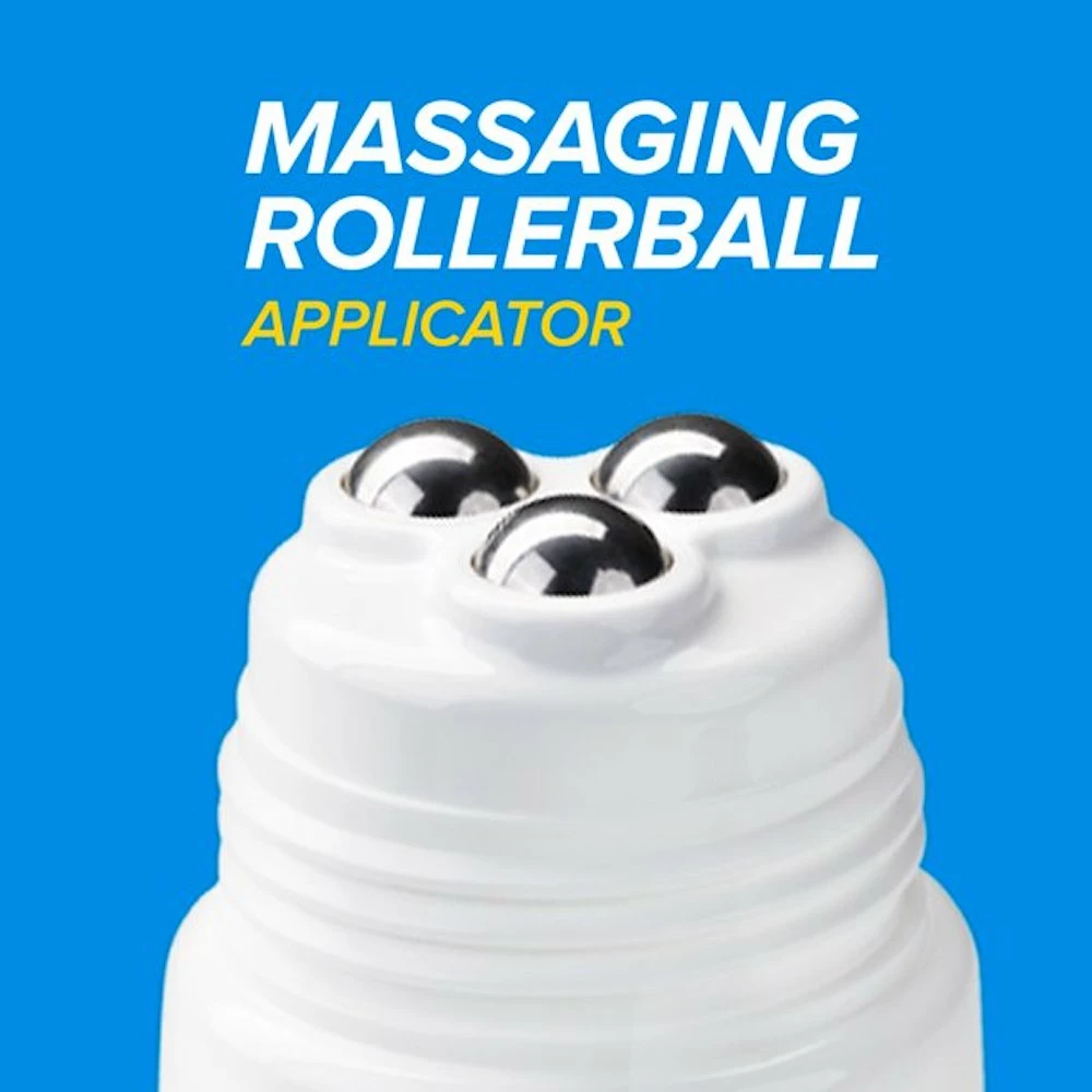 Alevex Pain Relieving Lotion - Max Strength Menthol - Massaging Stainless Steel Roll-On With Rollerball Applicator