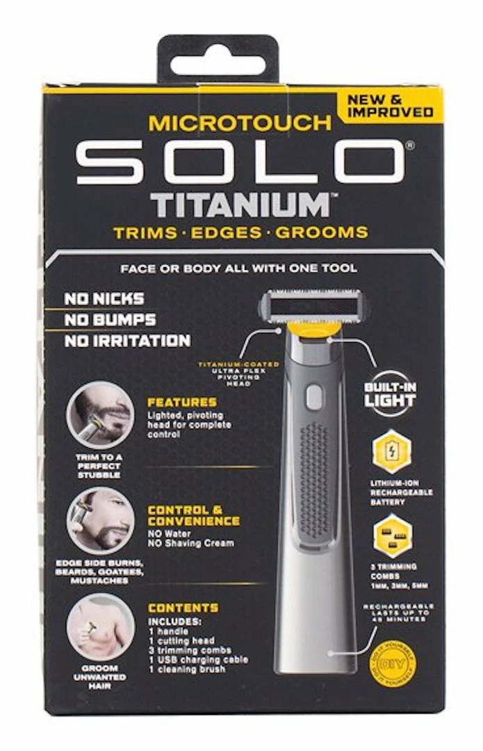 Accessories MicroTouch Solo Titanium Full Body Groomer - Trims, Edges, Grooms