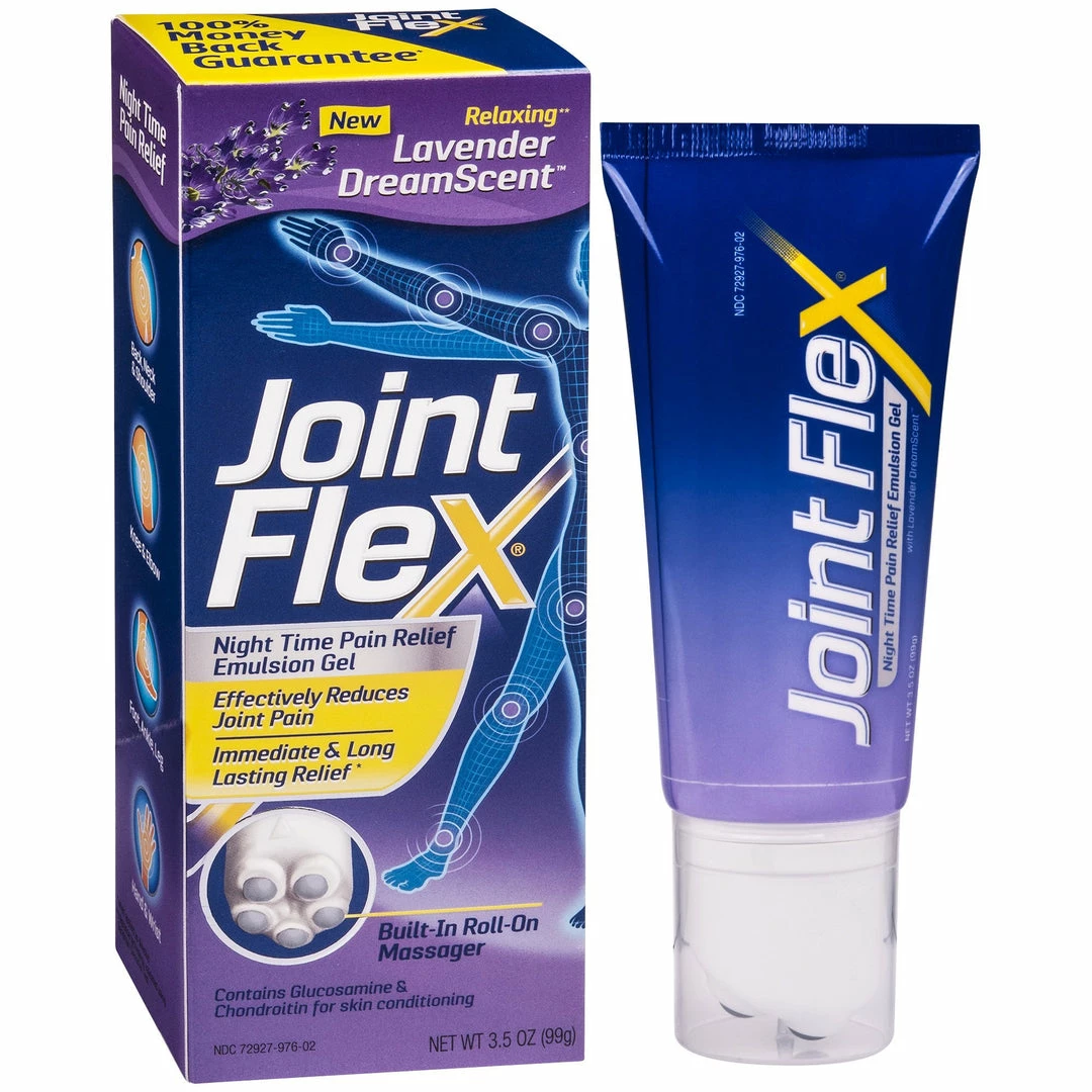 Joint Flex JointFlex Built-In Roll-On Massager - 3.5 Ounce - Relaxing Lavender DreamScent