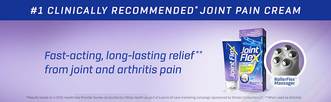 Joint Flex JointFlex Built-In Roll-On Massager - 3.5 Ounce - Relaxing Lavender DreamScent