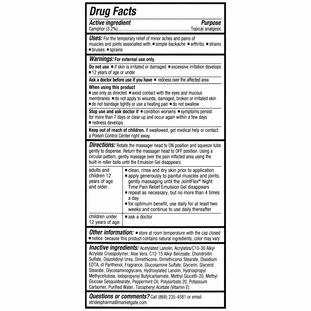 Joint Flex JointFlex Built-In Roll-On Massager - 3.5 Ounce - Relaxing Lavender DreamScent