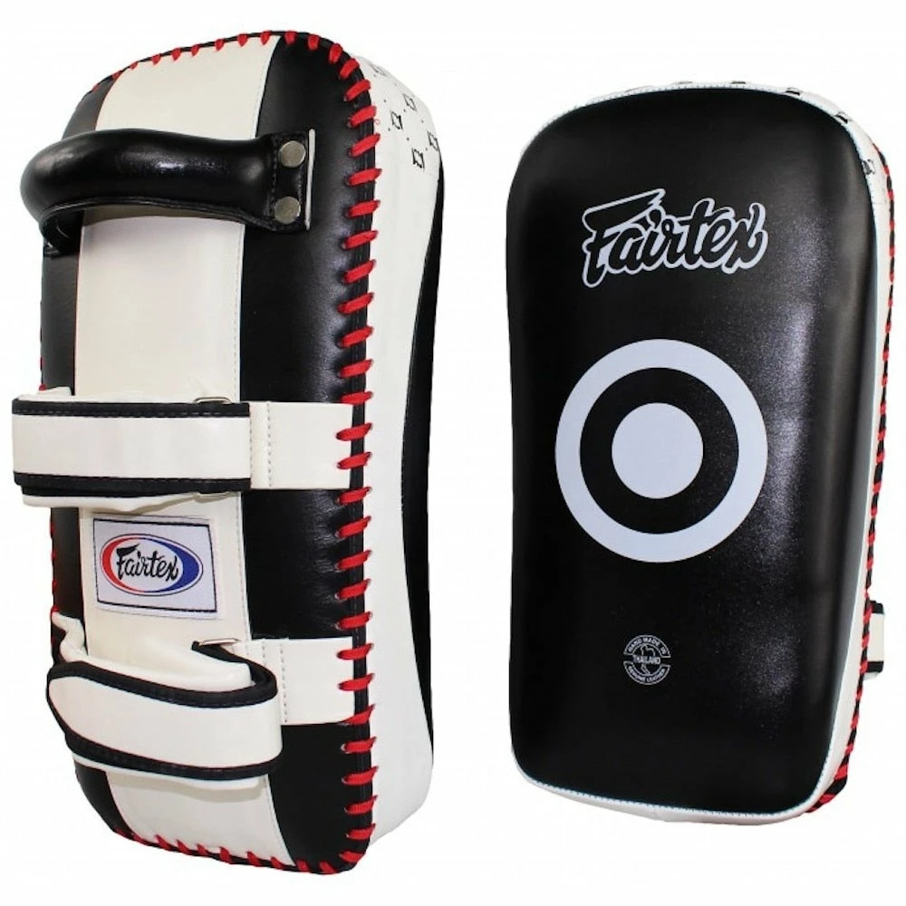 Fairtex "EXTRA THICK" Muay Thai Kickboxing Curved Pads - KPLC3 - Sold As Pair Pads & Mitts