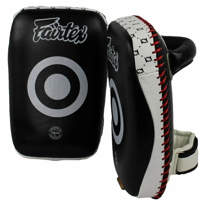 Fairtex "Small" Curved Kick Pads - KPLC1 - Sold As Pair - Handmade In Thailand Pads & Mitts