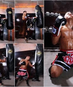 Fairtex Super Sparring Gloves - BGV5 - Black/White/Red 3-TONE COLOR