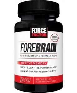 Force Factor Forebrain - Enhance Sharpness & Clarity - Boost Cognitive Performance - 30 Capsules Accessories