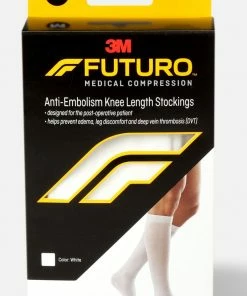 FUTURO Medical Compression Anti-Embolism Knee Length Stockings - 1 Pair Accessories