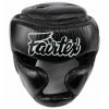 Fairtex Padded Top Diagonal Vision Headgear - HG13PD - Genuine Leather