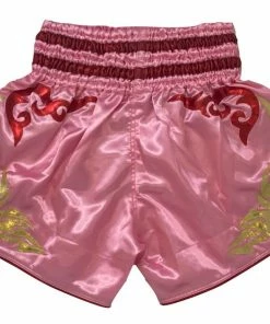 TOP KING MUAY THAI KICKBOXING SHORTS -TKTBS-091 - Pink Muay Thai Shorts
