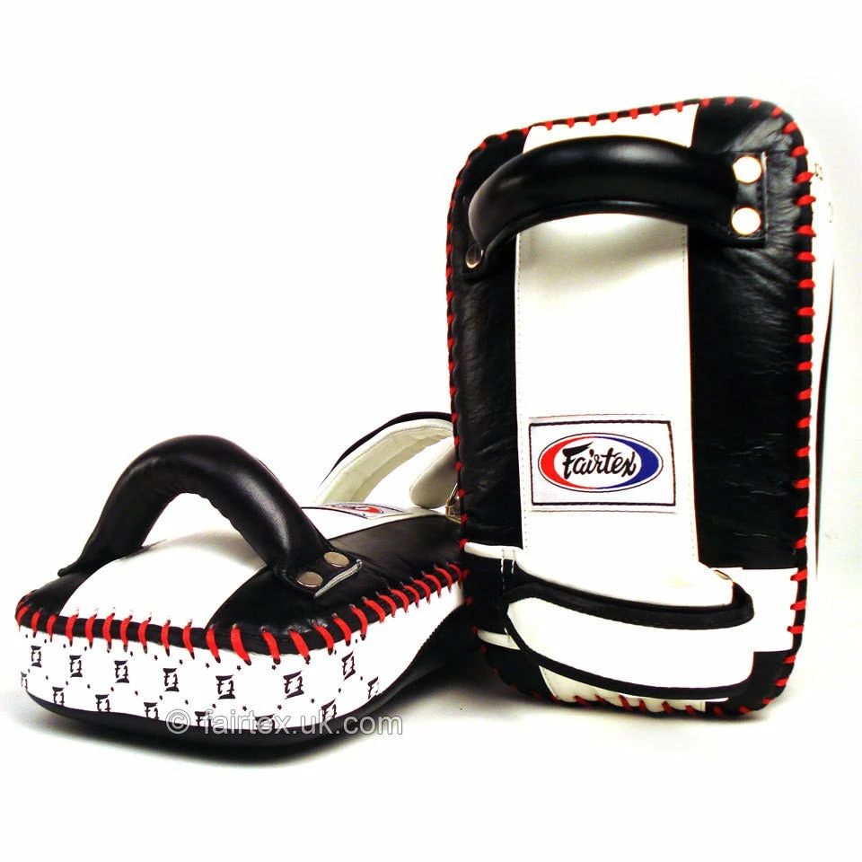 Fairtex "Small" Curved Kick Pads - KPLC1 - Sold As Pair - Handmade In Thailand Pads & Mitts