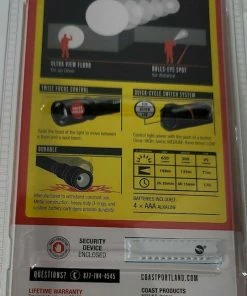 Coast G56 650 Lumens Focusing LED Handheld Flashlight Pro Grade Accessories