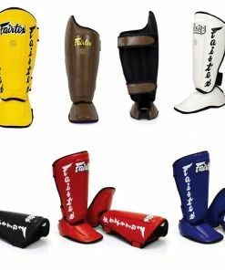 Protection Fairtex Detachable Twister Shin Guards - SP7 - Special Padded Straps