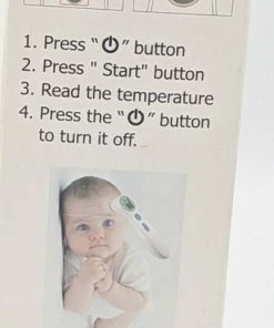 BESTMED 1 Second Infrared Thermometer For Children & Adults Forehead - DET-306