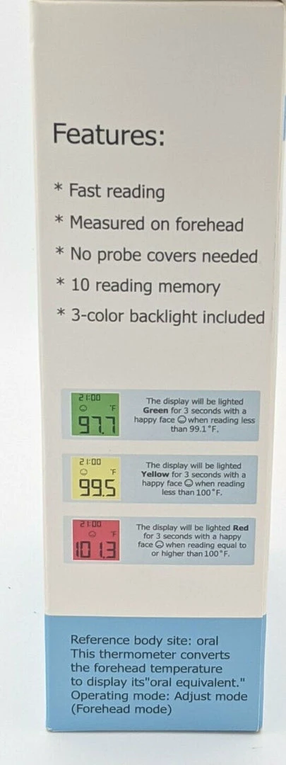 BESTMED 1 Second Infrared Thermometer For Children & Adults Forehead - DET-306