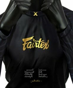 Fairtex Long Sleeve'NINLAPAT' Rash Guard - RG6 - Black - Ideal For MMA Training And Competition