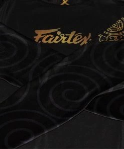 Fairtex Long Sleeve'NINLAPAT' Rash Guard - RG6 - Black - Ideal For MMA Training And Competition