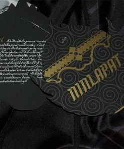 Fairtex Long Sleeve'NINLAPAT' Rash Guard - RG6 - Black - Ideal For MMA Training And Competition