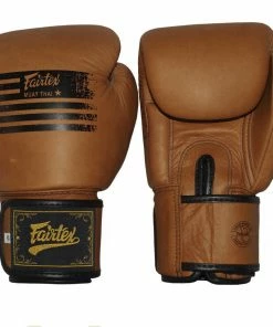 Fairtex "Legacy" Genuine Leather Boxing Gloves - BGV21 - Brown