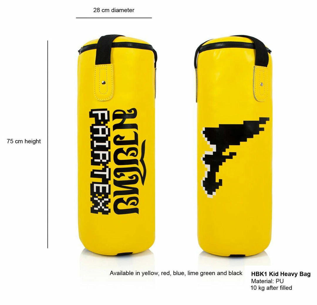 Punching Bags Fairtex Kids Heavy Bag - HBK1 (Unfilled) - Target For Consistent Training