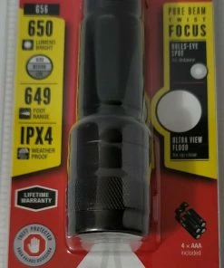 Coast G56 650 Lumens Focusing LED Handheld Flashlight Pro Grade Accessories