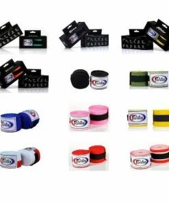 Fairtex Elastic Cotton Handwraps - HW2 - 4.5 Meters Long/180 Inches Long Accessories