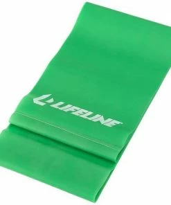 Accessories Lifeline Flat Band-LEVEL 4 HEAVY - Rubber Resistance Tool For Stamina + Strength -Green Color