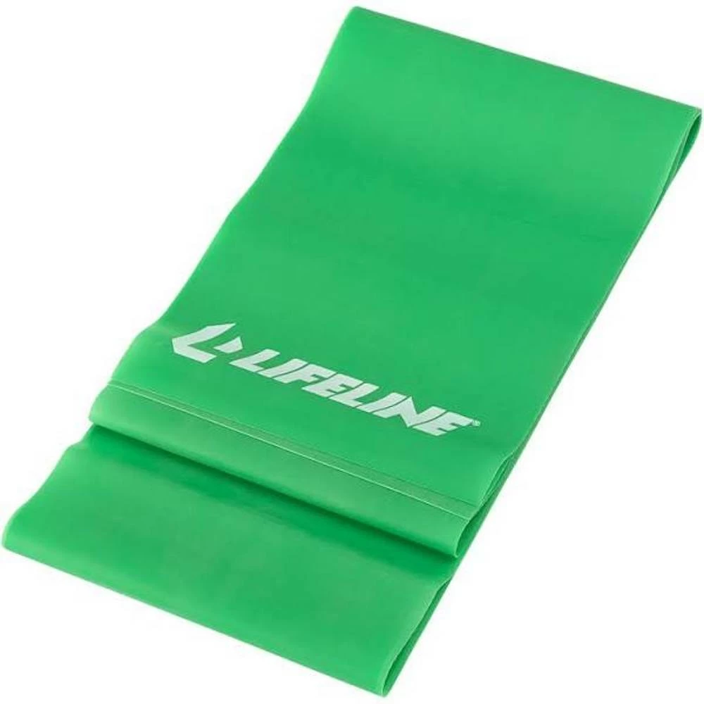 Accessories Lifeline Flat Band-LEVEL 4 HEAVY - Rubber Resistance Tool For Stamina + Strength -Green Color