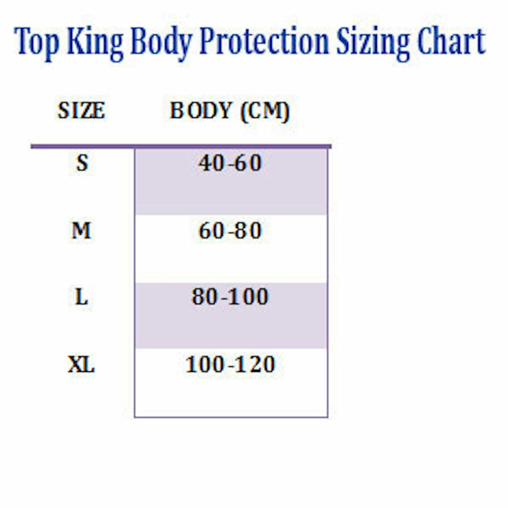 Top King Body And Thigh Protector Set - TKBDTP - Black & Yellow